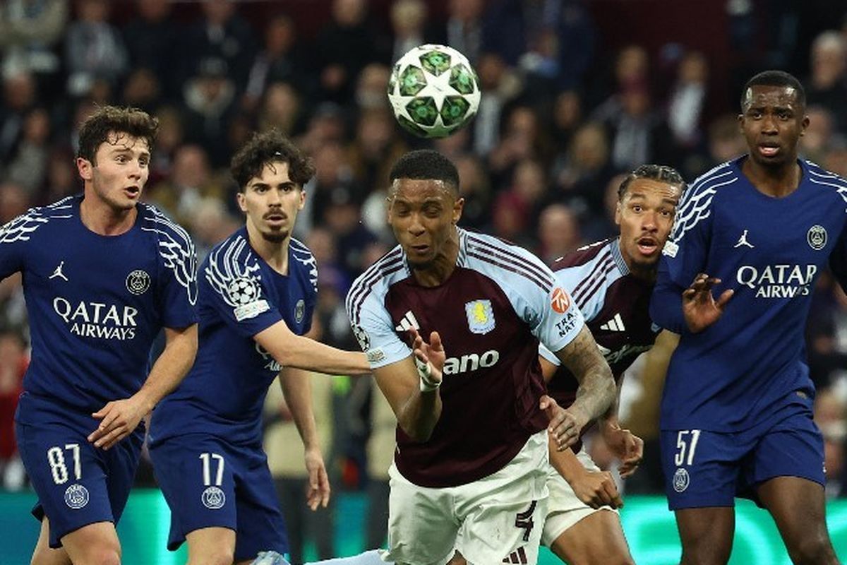 Aston Villa, Liga Champions, Aston Villa vs PSG, Paris Saint-Germain, Hasil Liga Champions, Liga Champion, hasil aston villa vs psg, Hasil Aston Villa Vs PSG 3-2: Paris ke Semifinal, The Villans dan Liverpool Senasib