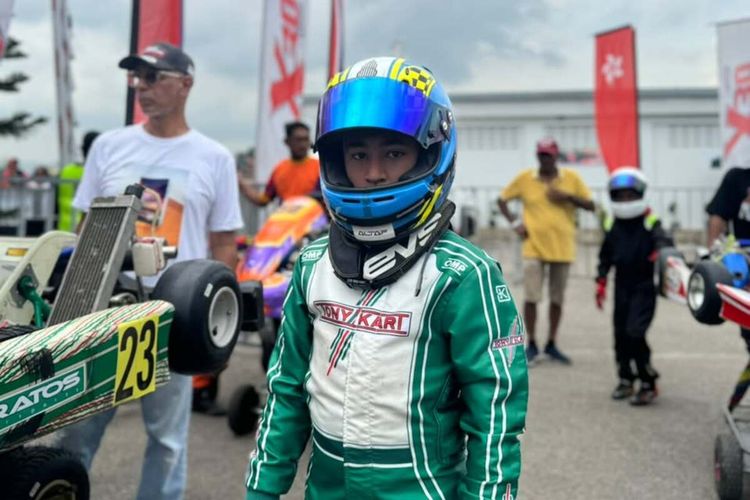 gokart, Altaf Ridwan, Aksi Memukau Altaf Ridwan, Tembus Final FIA Karting di Belgia
