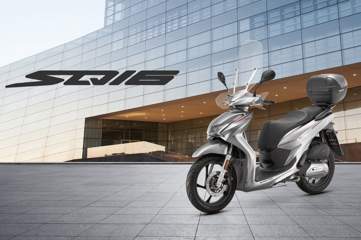 QJMotor, Honda SH125i, motor baru, QJMotor SQ16, QJMotor SQ16, Skutik 125cc Mirip Honda SH125i