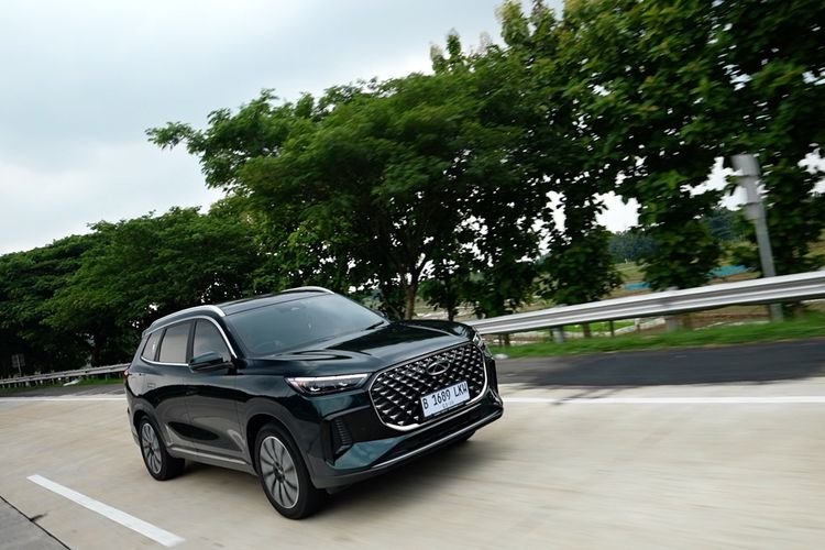 Tiggo 8 CSH, plug-in hybrid electric vehicle, mode EV, Tes Mode EV pada Chery Tiggo 8 CSH, Bisa Tempuh Berapa Km?