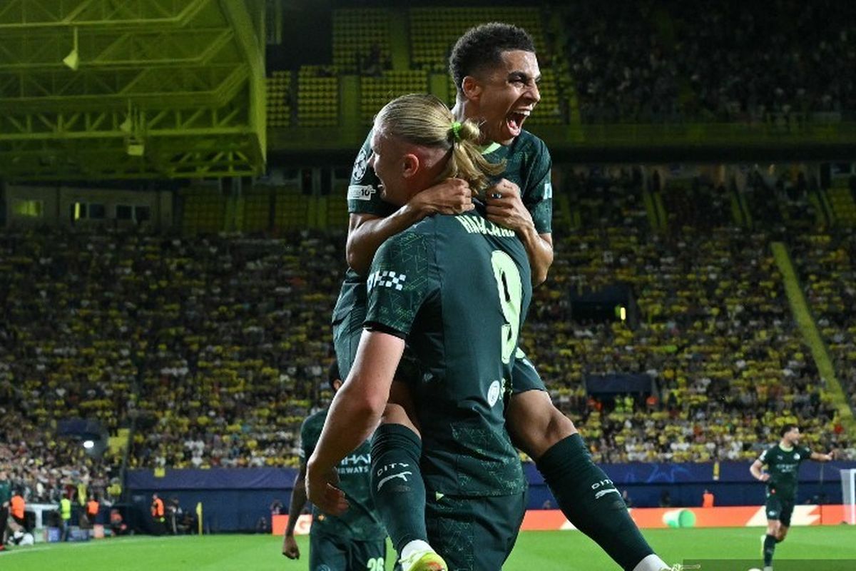 Real Madrid, Man City, Erling Haaland, Real Madrid vs Man City, Liga Champions 2025-2026, Hasil HT Real Madrid Vs Man City 1-2: Penalti Haaland Bawa Citizens Unggul