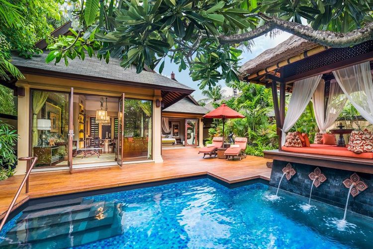 hotel bali, travel and leisure, hotel terbaik Indonesia, lokasi hotel terbaik Indonesia, hotel Mandapa Bali, hotel The Mulia Bali, hotel The Ritz Carlton Bali, hotel The St Regis Bali, Bukan Jakarta, 5 Hotel Terbaik Indonesia Ada di Bali, Ini Lokasinya!, Mandapa, a Ritz-Carlton Reserve, The Mulia, The Ritz-Carlton, Bali, Four Seasons Resort Bali at Jimbaran Bay, The St. Regis Bali Resort