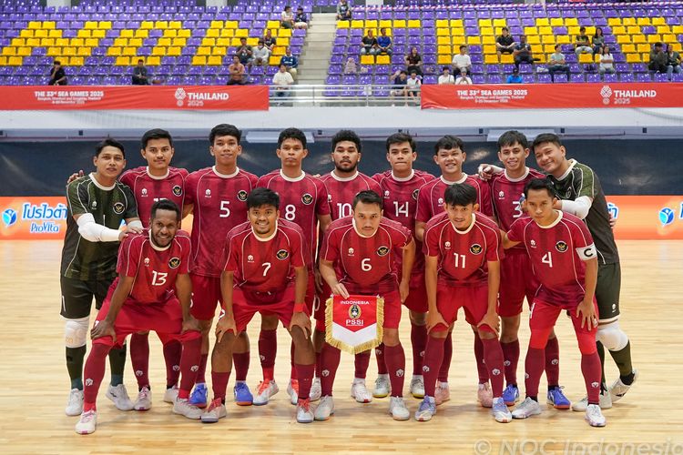 Timnas futsal Indonesia, SEA Games 2025, Indonesia vs Malaysia, Evan Soumilena, Hector Souto, Hasil SEA Games 2025: Kalahkan Malaysia, Timnas Futsal Indonesia Jaga Kans Emas