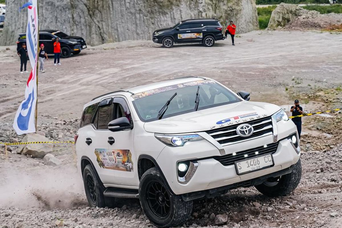 Toyota fortuner, Gazoo Racing, Komunitas Fortuner Lampung, Komunitas Fortuner Kembali Gelar Fun Offroad di Lampung