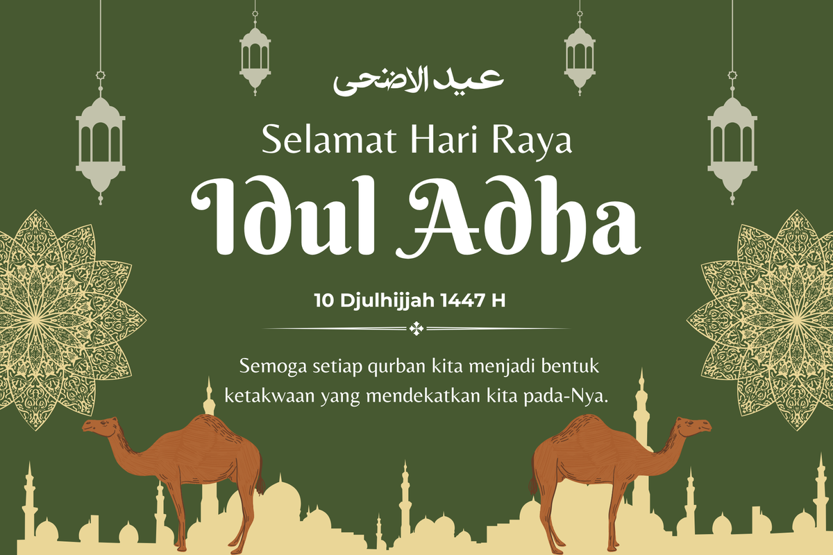 WhatsApp, Instagram, Idul Adha, ucapan selamat Idul Adha 2026, Idul Adha 1447 H, 100 Ucapan Selamat Idul Adha 2026 yang Menyentuh Hati, Cocok untuk Status WhatsApp dan IG