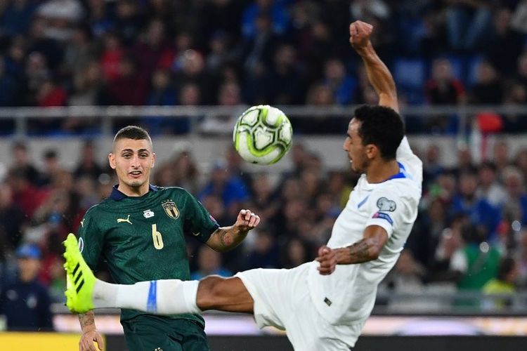 Marco Verratti, Timnas Italia, Piala Dunia 2026, Gennaro Gattuso, Antonio Vergara, Timnas Italia Kehilangan Marco Verratti di Playoff Piala Dunia 2026