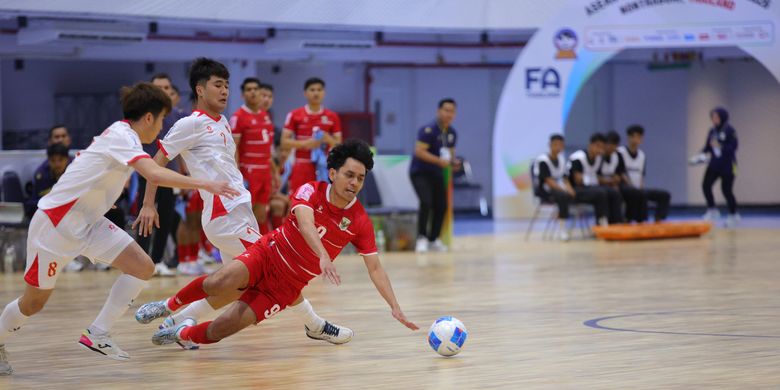 ASEAN Futsal Championship, Timnas, Indonesia, Vietnam, Timnas Futsal, Andarias Kareth, Muhammad Sanjaya, Trinh Cong Dai, ASEAN Futsal Championship 2026, Timnas Futsal Indonesia, Hasil Timnas Futsal Indonesia Vs Vietnam 3-2, Tim Besutan Hector Souto ke Final