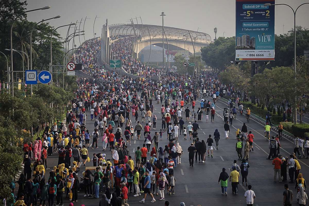 Car Free Day, CFD Bekasi, lalu lintas, CFD Bekasi Libur Selama Ramadhan, Tidak Ada Penutupan Jalan
