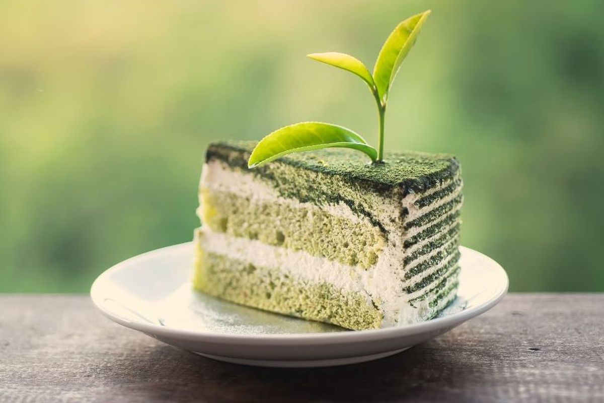 ide olahan matcha, minuman matcha, Bolu Kukus Matcha, Ide olahan matcha, bolu kukus matcha, resep matcha latte, Matcha latte, matcha latte, makanan matcha, roll cake matcha, 4 Ide Olahan Matcha: Ada Matcha Latte dan Bolu Kukus, Roll cake matcha, Bolu Kukus Matcha, Matcha Latte, Hot matcha latte susu kedelai 