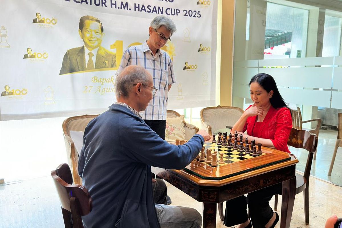 Catur, Maya Hasan, turnamen catur, Festival Catur, HM Hasan Cup, festival catur yunior, Turnamen Catur Yunior HM Hasan Cup 2025,  Warisan Kecintaan dan Harapan bagi Indonesia