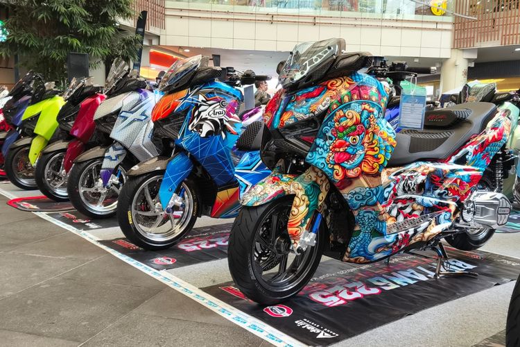 modifikasi, kontes modifikasi, Mix Matic Day, modifikasi motor, modifikasi skutik, Ratusan Skutik Ramaikan Kontes Modifikasi di Jakarta Selatan