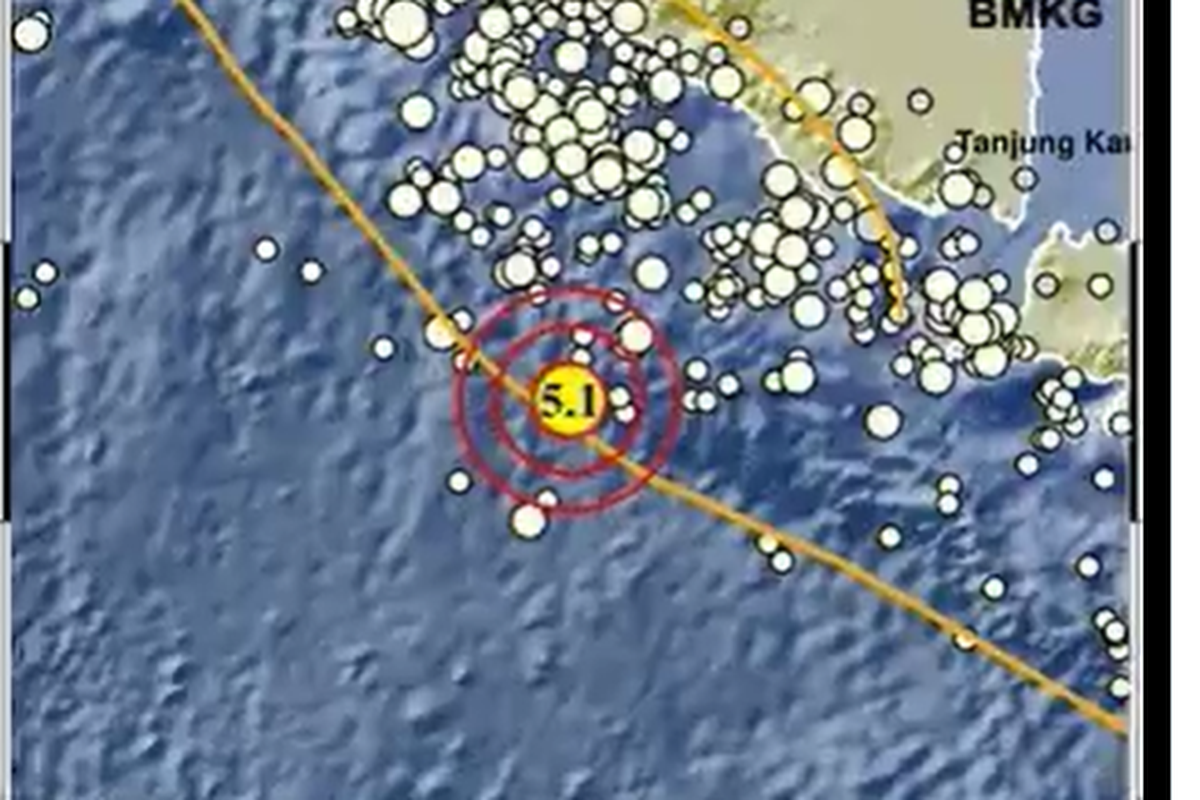gempa, BMKG, Enggano, Bengkulu, pusat gempa, Gempa Magnitudo 5,1 Guncang Bengkulu