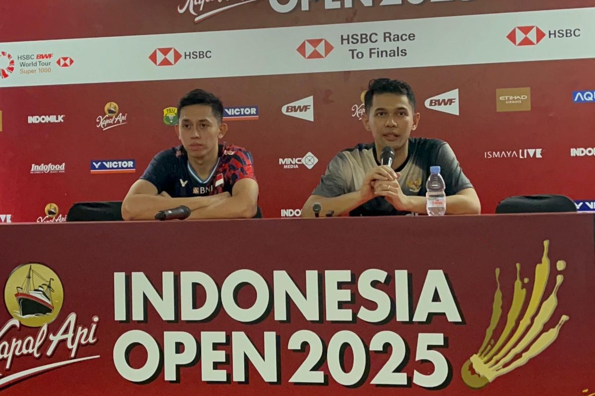 Fajar Alfian, Indonesia Open, Indonesia Open 2025, Fajar/Rian, Fajar Alfian/Muhammad Rian Ardianto, hasil Indonesia Open 2025, Lolos Semifinal Indonesia Open 2025, Fajar Alfian Berjuang Meski Kondisi Tak Fit