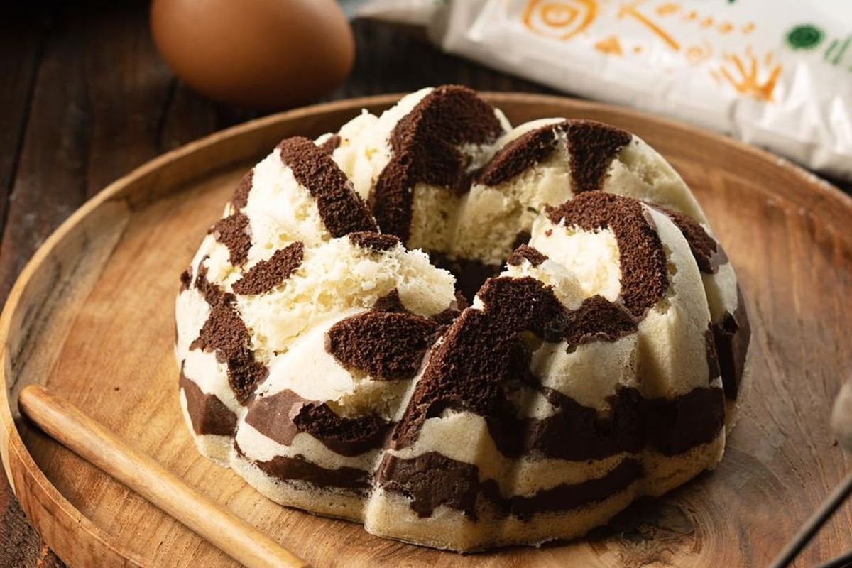 camilan gluten free, cara membuat bolu kukus, resep bolu marmer gluten free, bolu marmer sagu, bolu tanpa terigu, resep kue kukus sagu, Resep Bolu Marmer Tanpa Terigu, Tetapi Mengembang Ringan Empuk dan Tidak Seret