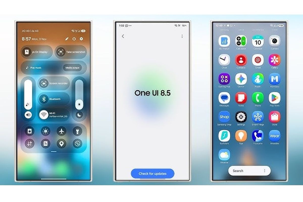 Samsung, OneUI, One UI, One UI 8, HP Samsung, Photo Assist, One UI 8.5 Rilis, Ini Jadwal HP Samsung Kamu Kebagian, Gelombang 1, Maret–April 2026, Gelombang 2, April–Mei 2026, Gelombang 3, Mei–Juni 2026, Gelombang 4, Juni-Oktober 2026, Photo Assist makin "satset", Bagi file makin smooth, Keamanan diperketat