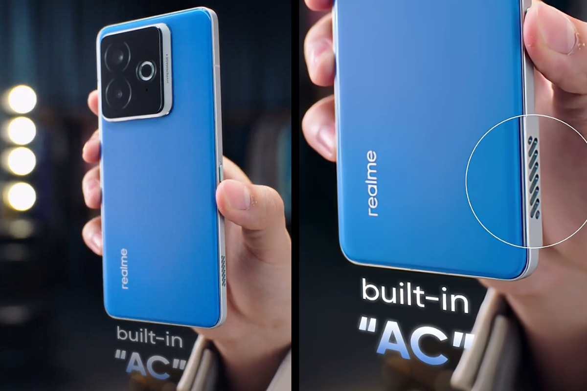 Smartphone, Realme, HP konsep, pendingin AC internal, Realme Pamerkan HP Konsep dengan Pendingin AC Internal