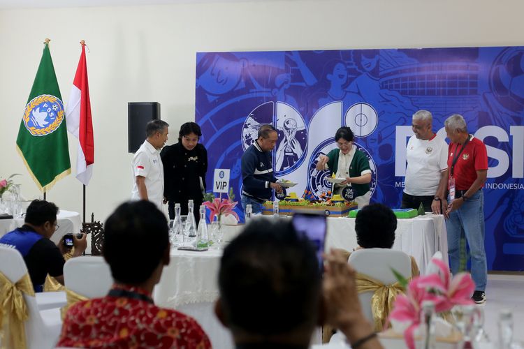 Zainudin Amali, Evan Dimas, Timnas Indonesia, PSSI, Sepak Bola dan Persatuan, Pesan Hangat di Perayaan HUT ke-96 PSSI di Sidoarjo