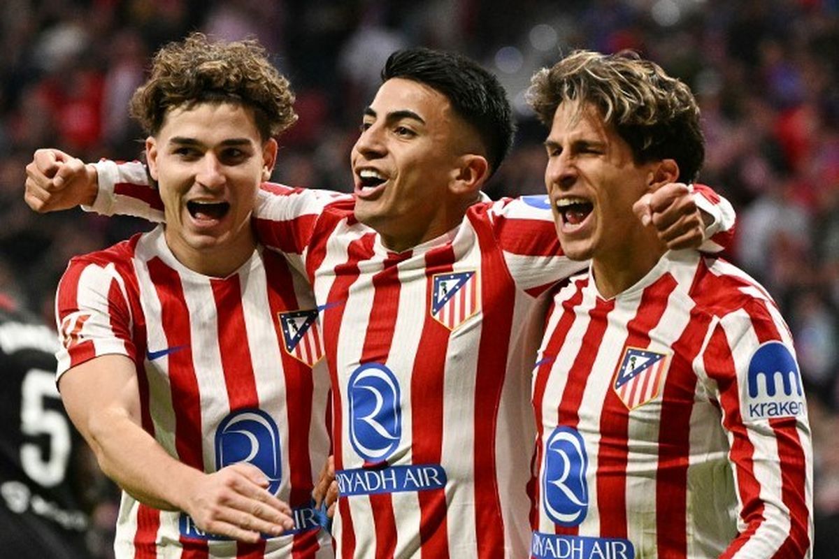 Julian Alvarez, Barcelona, Liga Spanyol, Joan Laporta, Atletico Madrid, Enrique Cerezo, Atletico, Joan Laporta Beri Pesan Keras untuk Julian Alvarez: Ia Tak Pantas Dihargai Selangit