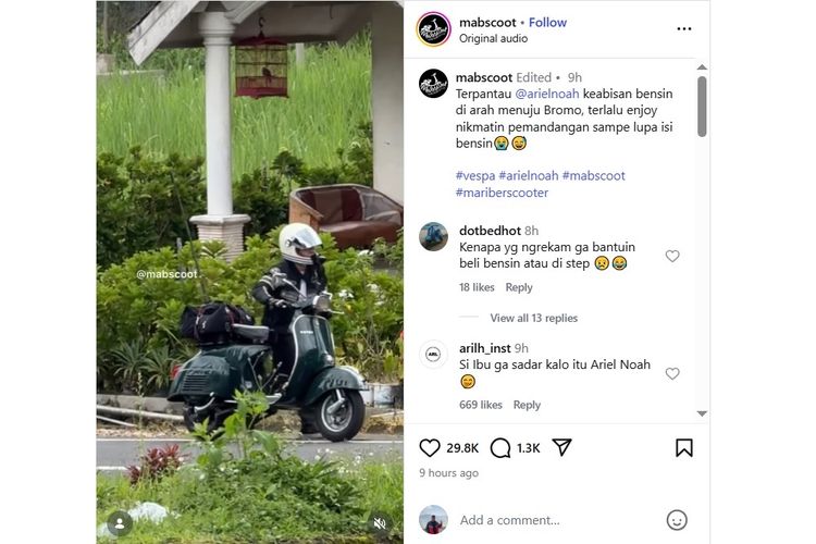 Ariel Noah, Vespa klasik, Kendaraan Listrik Asli Indonesia, mobil nasional, mobil listrik, Gelora E, Tol JORR, DFSK, Pindad, Mitsubishi, Cerita di Balik I2C, Hubungan TMI dan Pindad