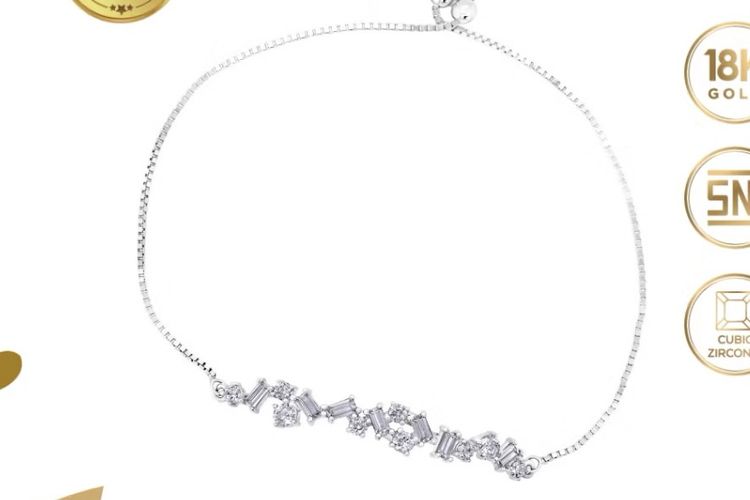 emas putih, gelang emas, gelang emas putih, Emas Putih, Gelang Emas, kado pernikahan, gelang emas kado, gelang emas putih wanita, rekomendasi gelang emas putih untuk kado pernikahan, emas untuk kado pernikahan, 6 Rekomendasi Gelang Emas Putih untuk Hadiah Pernikahan, 1. Semar Nusantara – Gelang Emas Gilvi Solitaire, 2. The Palace – Double Layer Love Infinity Bracelet, 3. UBS Gold – Gelang Inisial Alphagiv (White Gold), 4. Diamond &amp; Co – Diamond Love Ladies Bracelet, 5. Lulu Moissanite Jewelry – Jane Classic 4 Claw Tennis Bracelet, 6. The Palace – Baguette Bracelet (She Deserves the World Collection)
