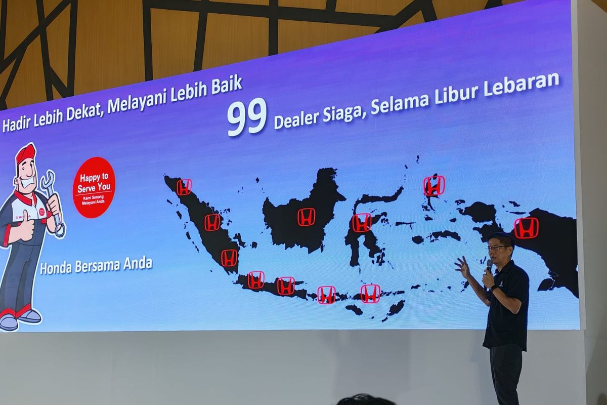 diler, Honda, Lebaran, Honda Siapkan 99 Diler Siaga untuk Mudik Lebaran 2026