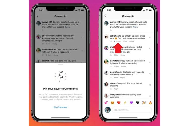 instagram, media sosial, komentar, fitur pinned comment, Pemilik Akun Instagram Kini Bisa Pin Komentar Sendiri