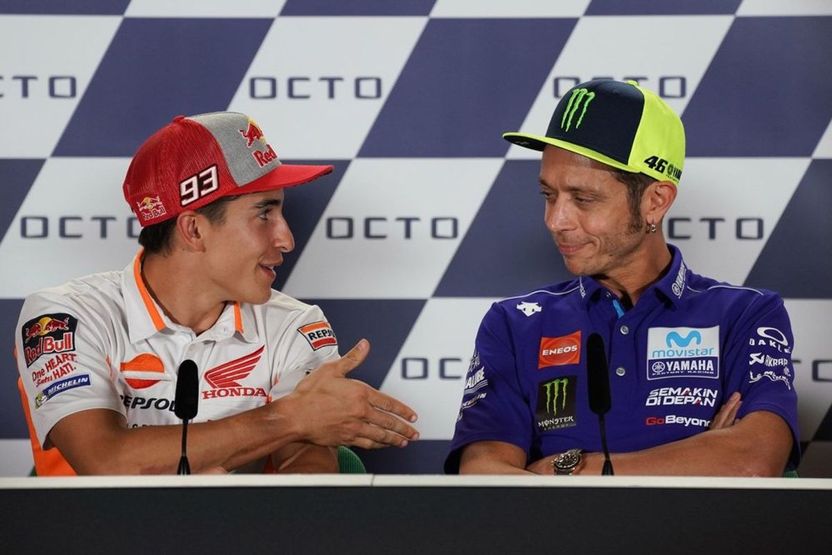 MotoGP, Marquez Soal Rivalitas dengan Rossi: Jangan Simpan Dendam