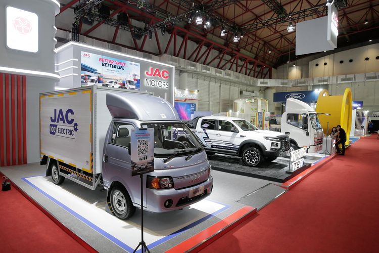 kendaraan niaga, JAC Motors, GIICOMVEC 2026, JAC Motors Pamerkan 3 Kendaraan Niaga Listrik