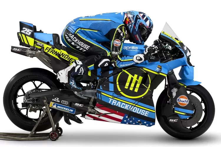 livery, MotoGP, Peluncuran Tim Trackhouse Aprilia MotoGP 2026, Siapkan Dua Livery