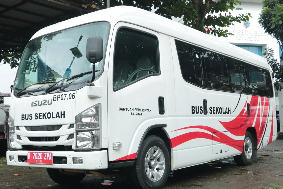 bus sekolah, Depok Kini Punya Bus Sekolah, Gratis Bagi Pelajar