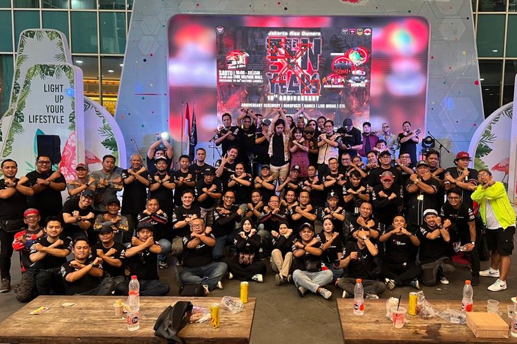 komunitas, Yamaha, rolling, modifikasi, Komunitas, yamaha, Jakarta Max Owner Rayakan 1 Dekade Bertema MaxiFestXelebration