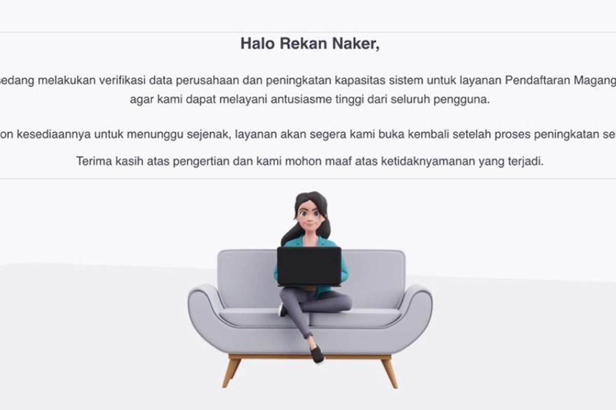 magang, magang kemnaker 2025, cara daftar Magang Kemenaker 2025, Magang Kemenaker 2025, Magang Kemnaker Gaji Rp3,3 Juta Tutup Malam Ini, Begini Cara Daftarnya