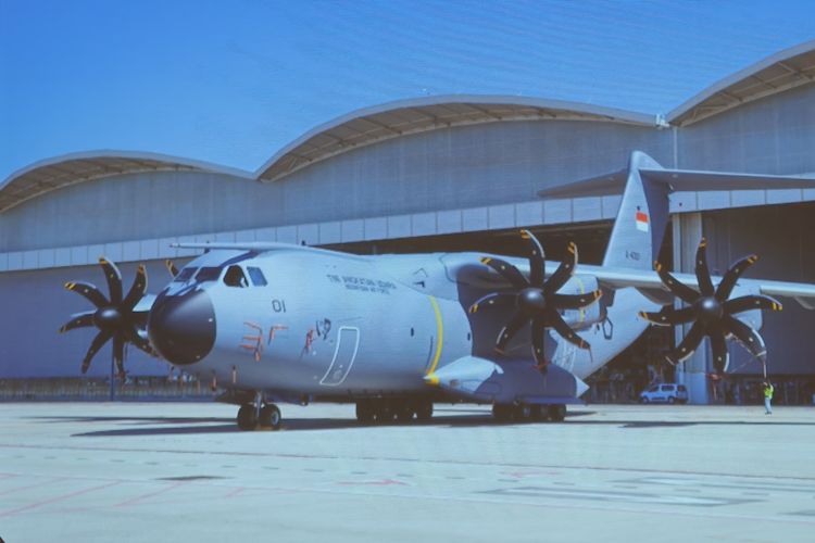 Airbus, pesawat, A400M, TNI AU, Pesawat, Pesawat A400M Pesanan Indonesia Tampil dengan Warna TNI AU, Pengiriman Dipercepat