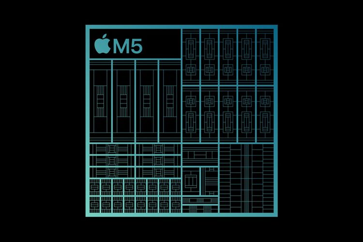 Apple, Apple M4, Apple M5, Chip Apple M5 Resmi, Pakai GPU Baru Demi AI yang Ngebut
