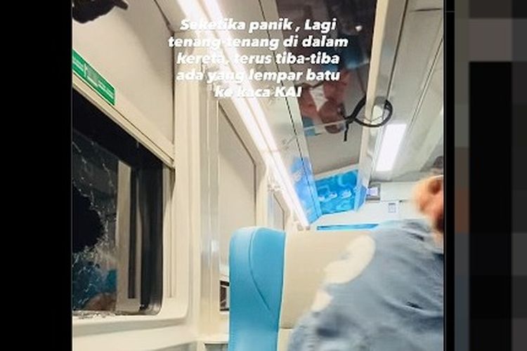 pelemparan batu, KA Sancaka, Kereta dilempar batu, KAI Perketat Patroli di Jalur Rawan Usai Pelemparan Batu yang Lukai 2 Penumpang