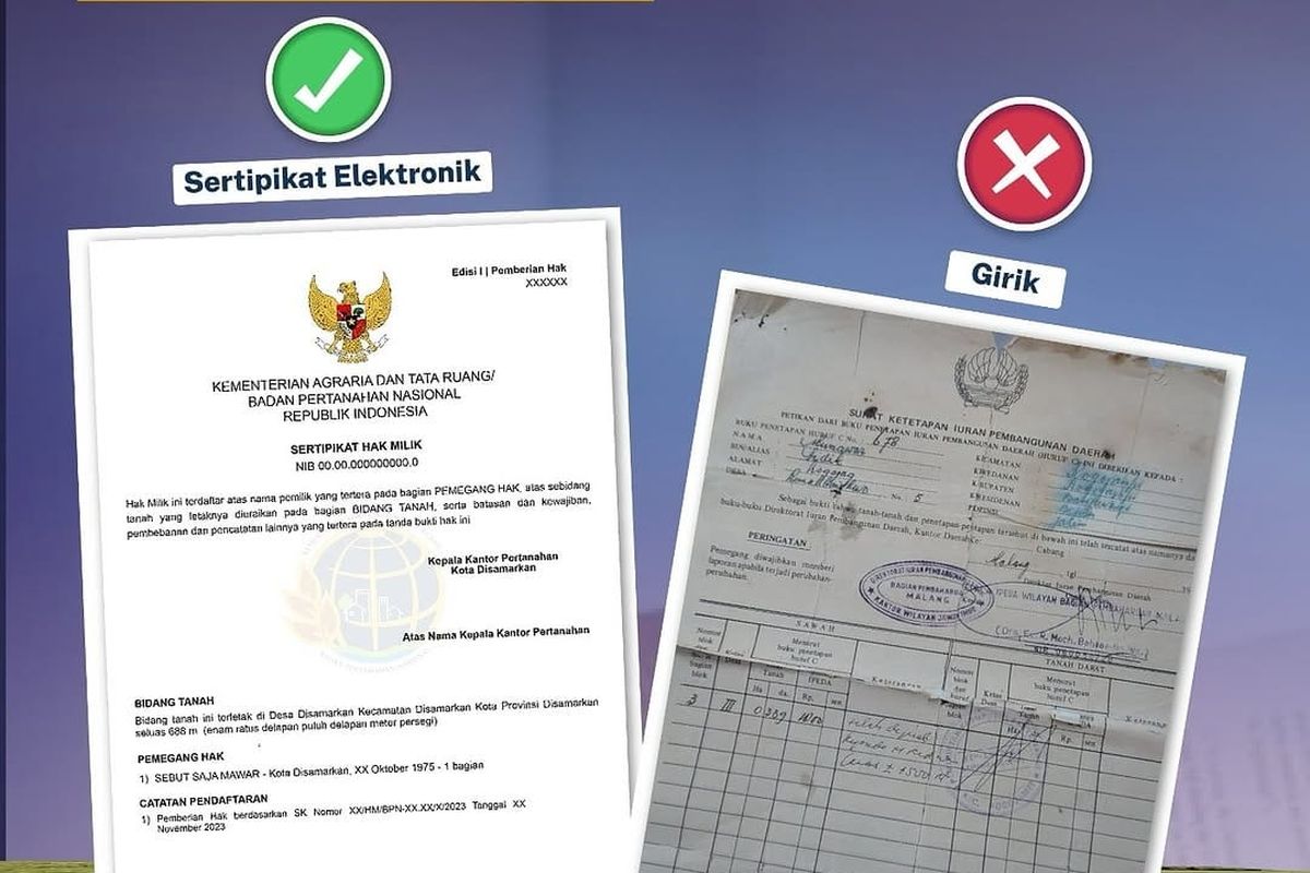 surat tanah, girik, sertifikat tanah, Batas Waktu 2 Februari 2026, Apa yang Terjadi Jika Girik Belum Diubah Jadi SHM?, Nasib Girik Apabila Belum Diubah Menjadi SHM, Risiko Jika Girik Tak Diubah Jadi SHM, Syarat Ubah Girik Jadi SHM, Berapa Biaya Ubah Girik Jadi SHM?