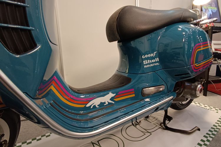 Vespa, wrapping, repaint, wrapping sticker, modifikasi, Modifikasi Vespa Matik, Lebih Baik Repaint atau Wrapping?