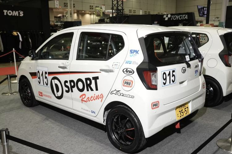 Daihatsu, modifikasi, Daihatsu Pamer Mira e:S Versi Balap yang Tampil Sederhana