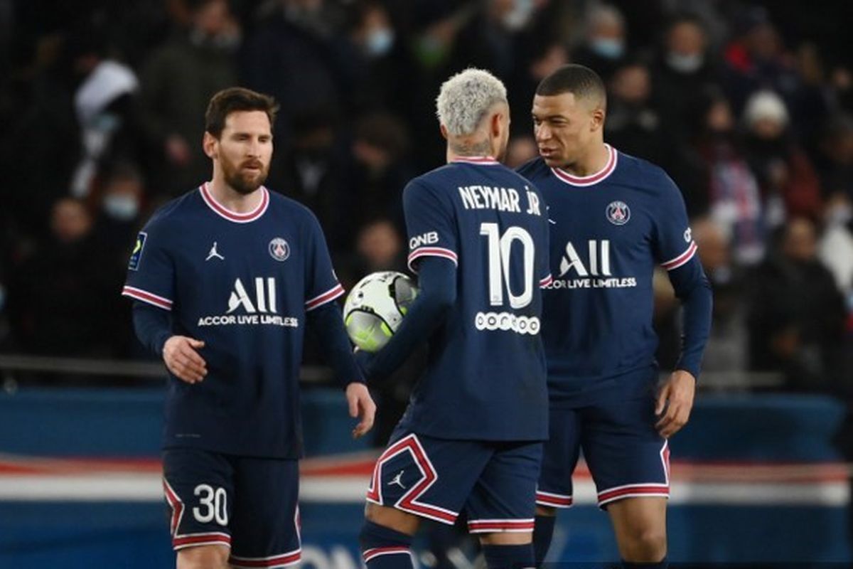 Kylian Mbappe, Messi, Paris Saint-Germain, Ligue 1, Pengakuan Achraf Hakimi Tak Menikmati Main bareng Messi di PSG