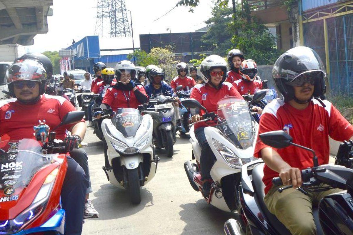 Sowan, riding, komunitas motor, Federal Oil, sowan, ExxonMobil Lubricants Indonesia, Kolaborasi Komunitas dan Bengkel Modern Gelar Acara Riding Beredukasi