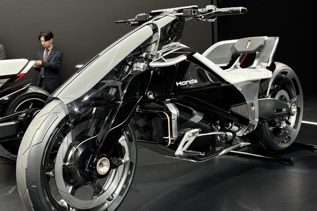 Honda, motor listrik, Japan Mobility Show 2025, EV Outlier Concept, Honda EV Outlier Concept: Motor Listrik Cruiser di JMS 2025