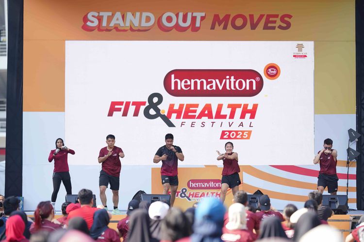Chicco Jerikho, Maudy Ayunda, Hemaviton, Ajak Masyarakat Hidup Sehat, Hemaviton Gelar Festival di GBK Jakarta