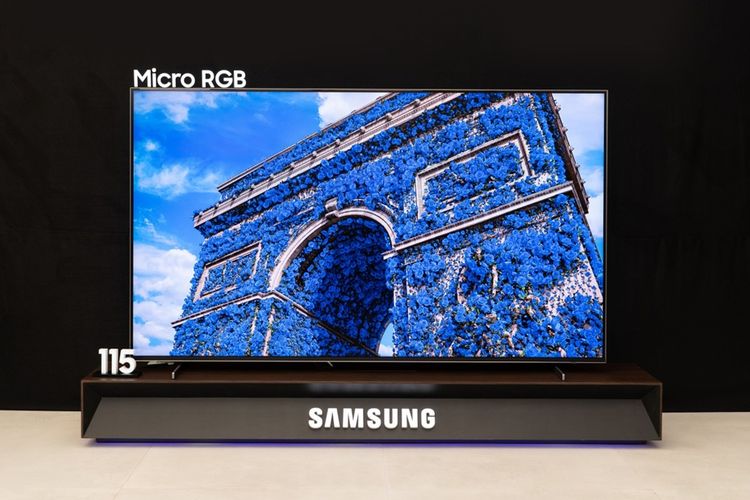 Samsung, tv samsung, Micro RGB, Samsung Rilis TV Micro RGB Pertama di Dunia, Punya AI untuk Optimalkan Gambar