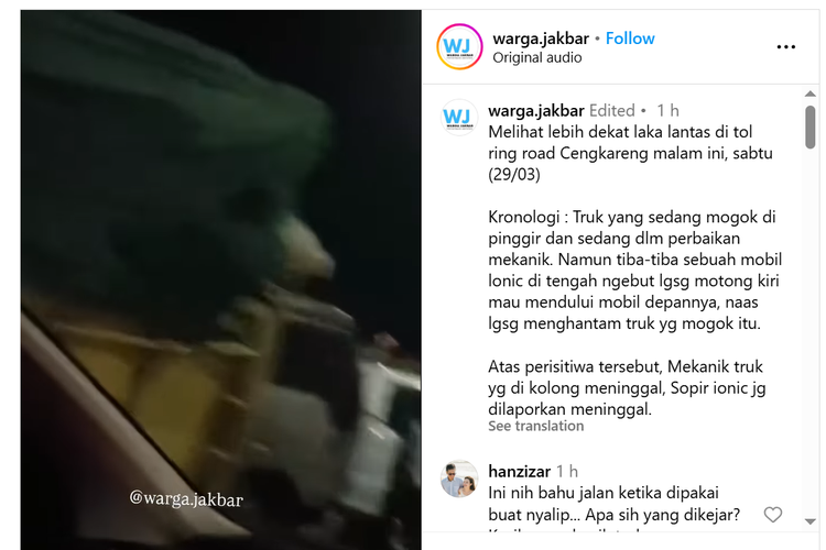 kecelakaan, bahu jalan, Cengkareng, Ring Road, hyundai ioniq 5 n, kecelakaan hyundai ioniq 5, Hyundai Ioniq 5 N Tabrak Truk Mogok di Tol Cengkareng, Tiga Orang Tewas