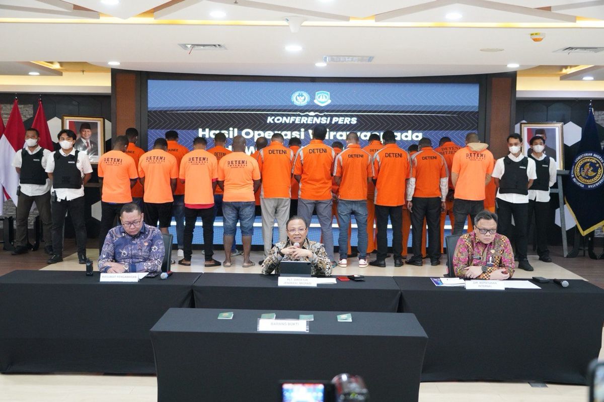 Imigrasi, WNA bermasalah, WNA Bermasalah, imigrasi, operasi Wira Waspada, Imigrasi Amankan 170 WNA Bermasalah dalam Operasi Wira Waspada di Jadetabek