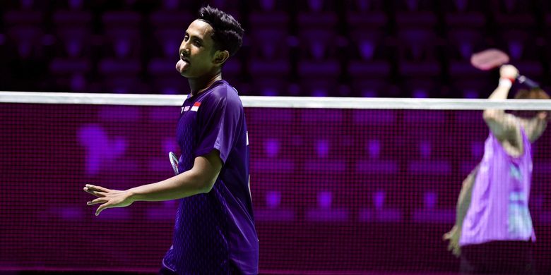 Alwi Farhan, China, Li Shi Feng, Indonesia, Selebrasi Ekspresif Alwi Farhan Usai Taklukkan Unggulan China dan Lolos Final