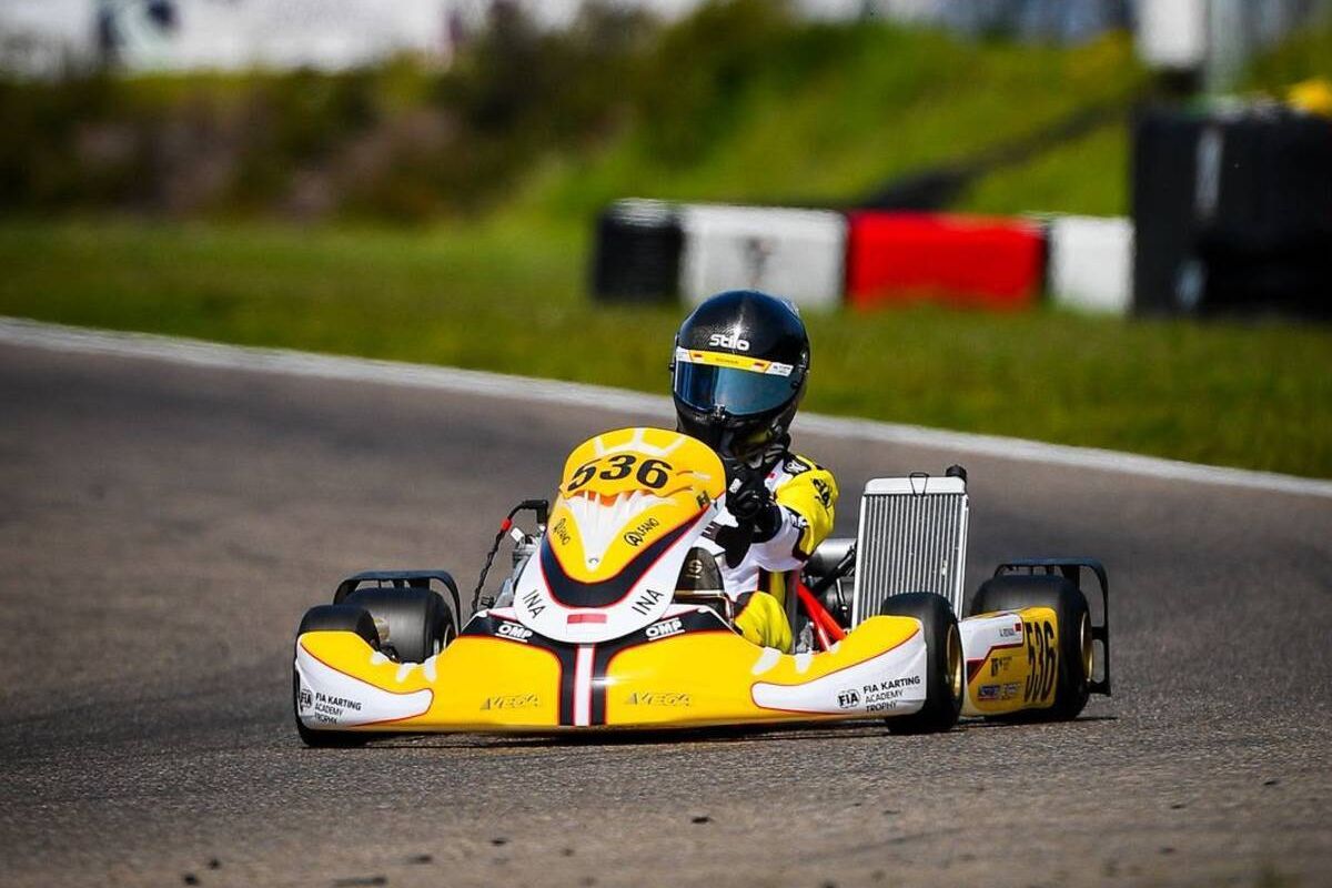 gokart, Altaf Ridwan, Aksi Memukau Altaf Ridwan, Tembus Final FIA Karting di Belgia
