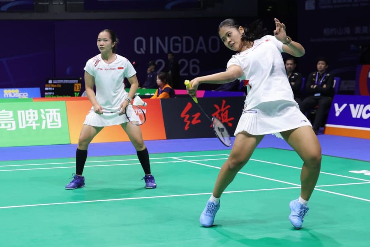 Indonesia, Korea Selatan, Kejuaraan Beregu Asia, Thalita Ramadhani Wiryawan, Febi Setianingrum, Kejuaraan Beregu Asia 2026: Indonesia Tertinggal 0-2 dari Korsel