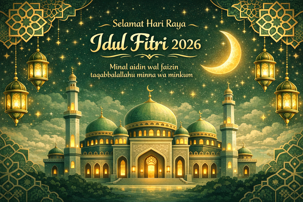 Idul Fitri, Minal Aidin wal Faizin, Lebaran, 2026, ucapan selamat Idul Fitri, 60 Ucapan Minal Aidin Wal Faizin buat Lebaran 2026 dan Artinya yang Tepat