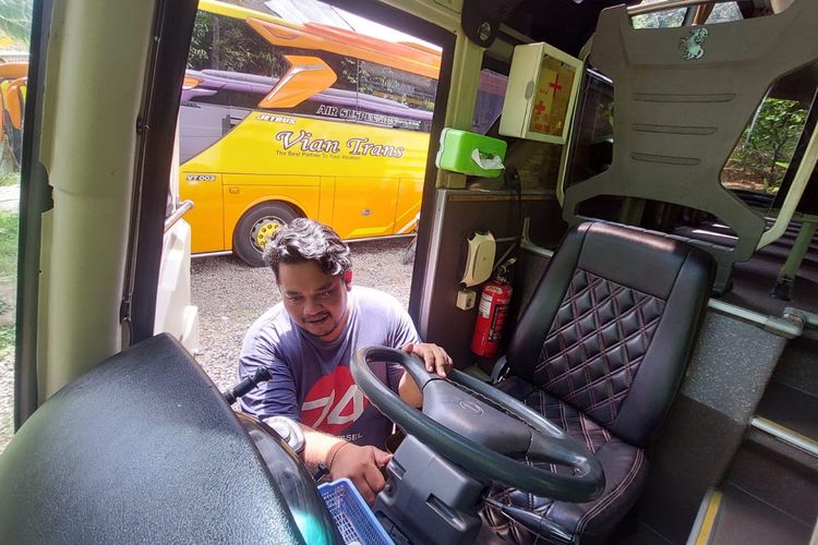 KNKT, pengecekan kendaraan, Kemenhub, Nataru, ramp check, Pengecekan kendaraan, Jelang Nataru, Pengemudi Bus Wajib Disiplin Periksa Kendaraan